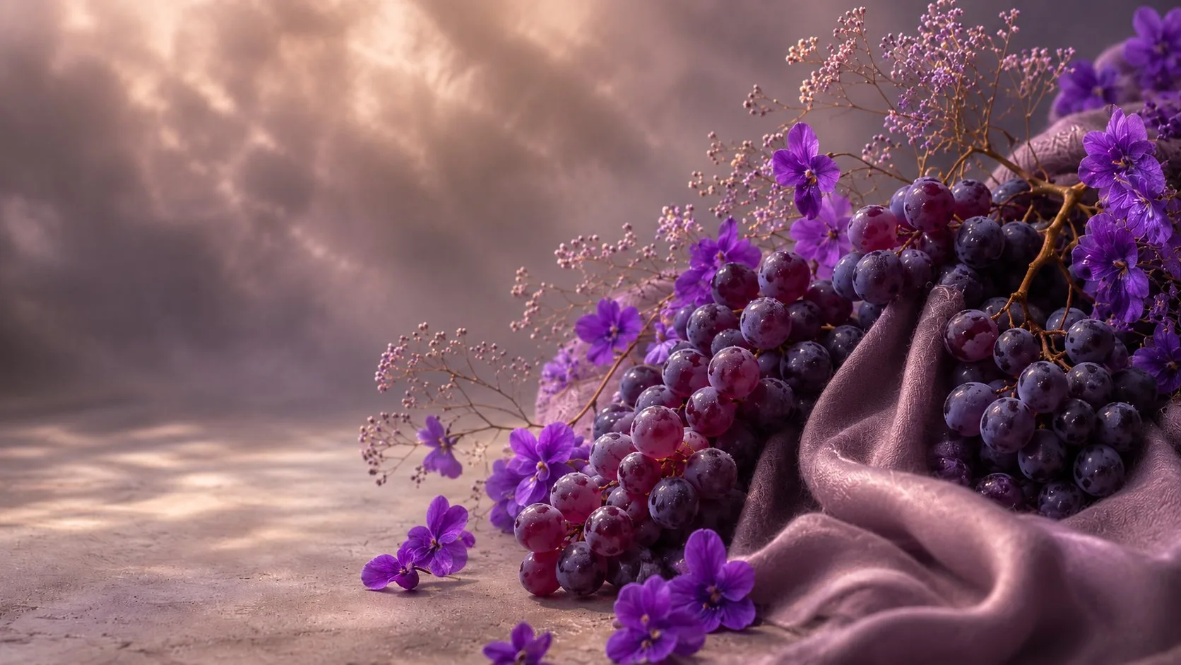 Violet Grape Cashmere