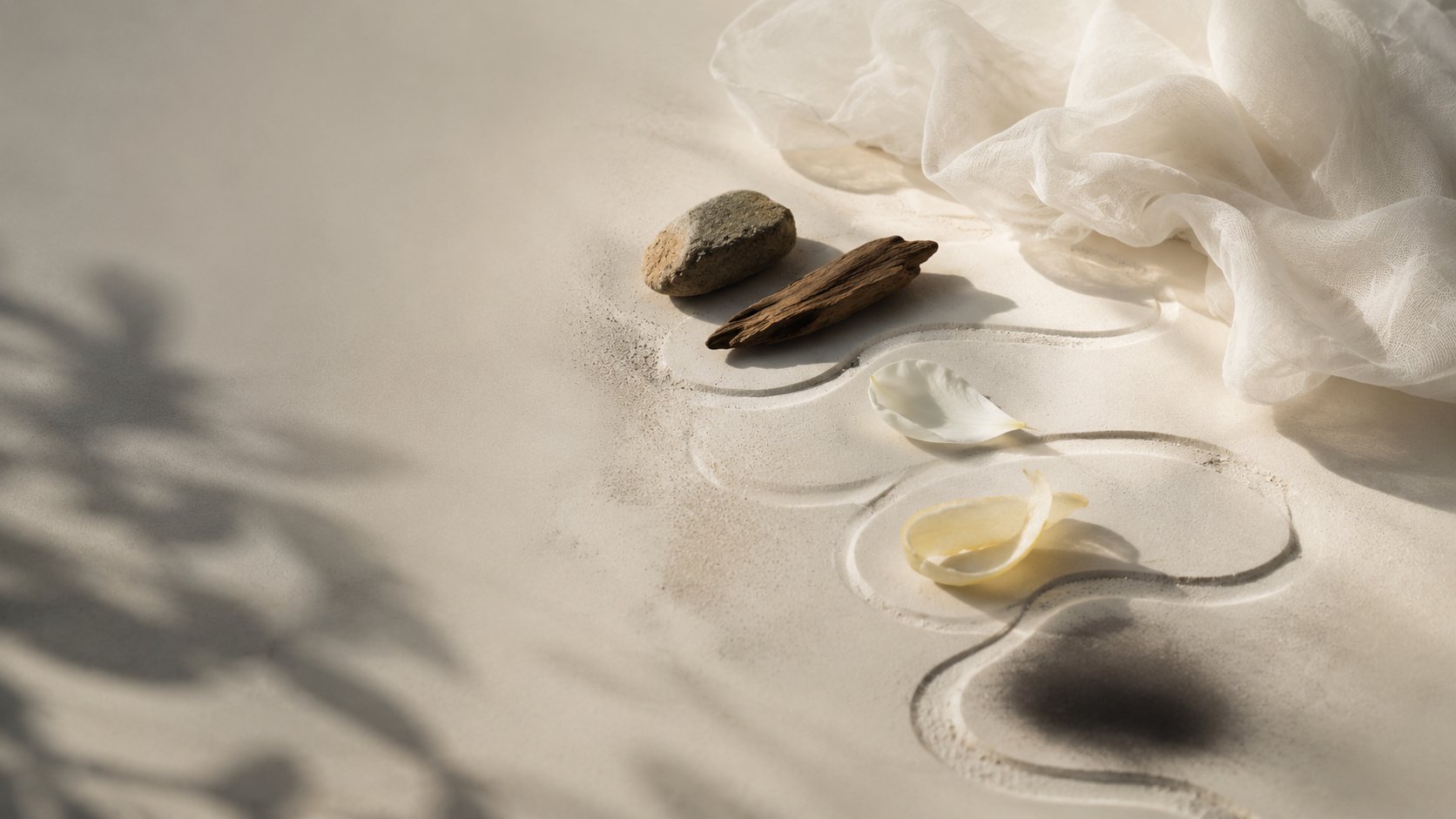 Editorial still life for choosing perfume without knowing notes